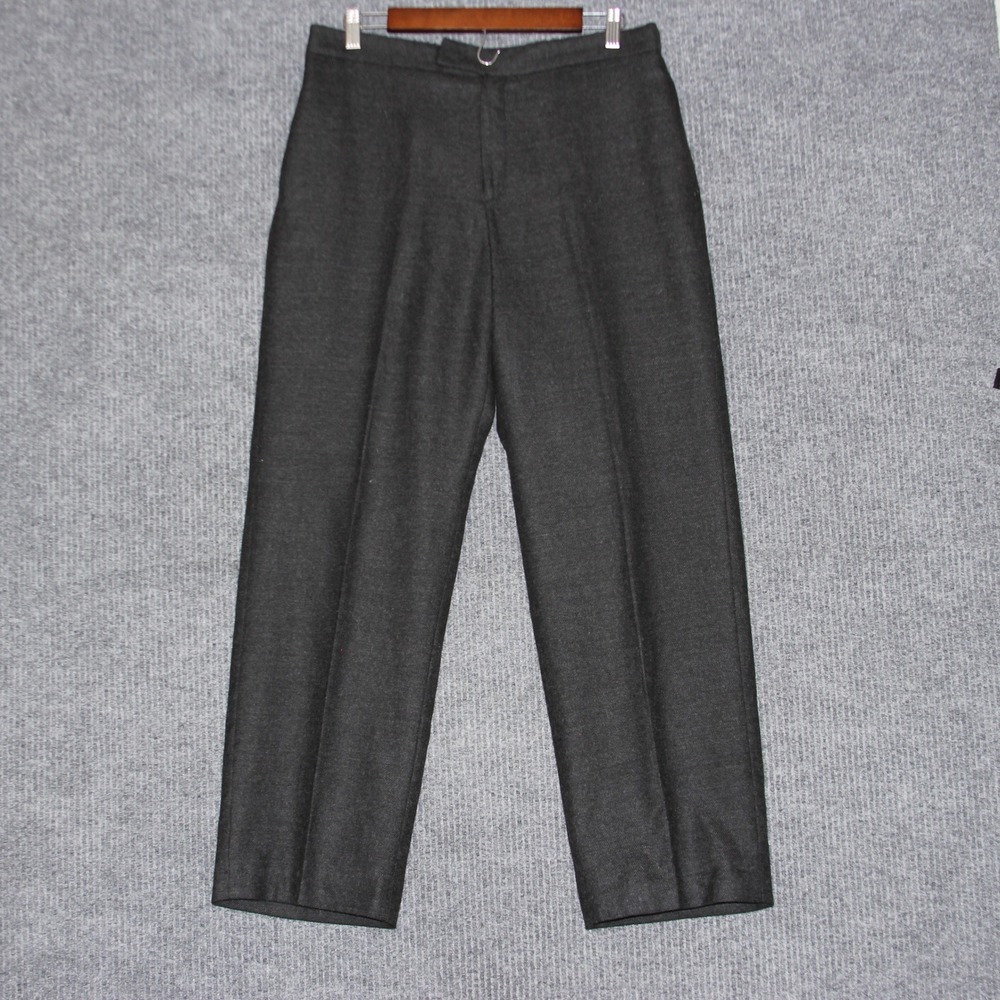 Jennifer & Grace Career Pants Womens 14 Gray Stylish Comfortable 100%‎ Wool